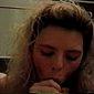 Schwanzgeile Blondine blst bis zum Sperma abspritzen