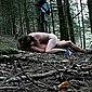 Geiles Paar vgelt im Wald herum