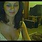 Schne Frau beim Blowjob vor ihrer Webcam