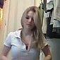 Hbsches blondes Luder privat nackt